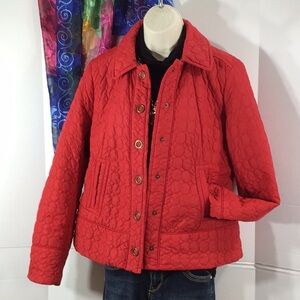 Rafaela red quilted nylon jacket L